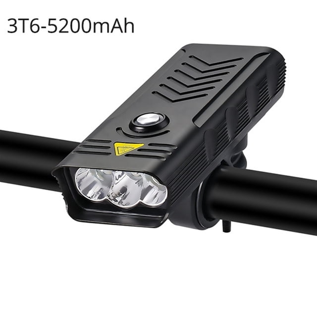 10000mAh Front Bike Light 5T6 3000 Lumens Bicycle Light USB Rechargeable Powerful Flashlight MTB Lamp LED Headlight Rear Light ,Powerful Illumination