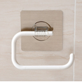 thumbnail image 1 of Soporte para baño Toallero montado en la pared Soporte para rollo de papel montado en la pared Succión no porosa Soporte para rollo de papel montado en la pared Soporte para papel higiénico Toallero montado en la pared Toallero blanco Soporte para papel de doble uso JM, 1 of 5