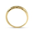 thumbnail image 3 of FB Jewels 10kt Yellow Gold Mens Round Diamond Wedding Band Ring 1/20 Cttw .5 Size 10.5, 3 of 4
