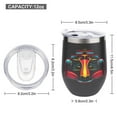 thumbnail image 2 of F1 Racing Car 12oz Wine Tumbler with lid Stainless Steel Travel Mugs Double Wall Insulated Travel Coffee Cup Wine Glasses One size, 2 of 8