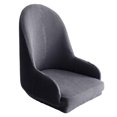thumbnail image 1 of 1 Pce Housse de Chaise de Salle à Manger à Dossier Ailé, Protecteur Réutilisable, Housse de Siège - Gris, 1 of 6
