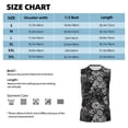 thumbnail image 6 of Pofeuu Rose Flowers Print Men's Muscle T-Shirt, Sleeveless, Muscle Tank, Classic Muscle Tee Top For Men Casual Sleeveless Muscle T-Shirt Trendy Clothes-Large, 6 of 7