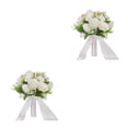 thumbnail image 3 of Toystoory Ramo De Novia Hecho A Mano Con Exquisitas Flores Artificiales Magníficos Ramos Type1 NO1, 3 of 6