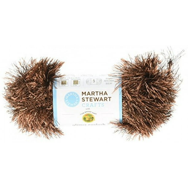 Lion Brand Yarn 5800526 Martha Stewart Glitter Eyelash Yarn