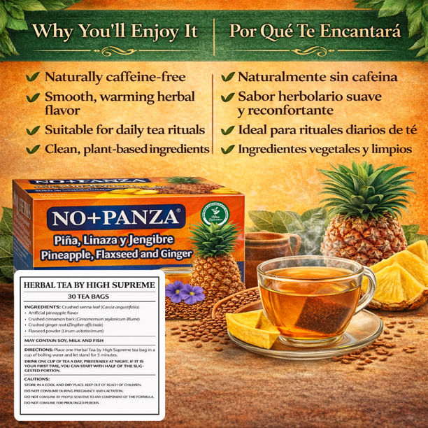 NO+PANZA Tea Bags for Commercial Office Breakroom Beverage