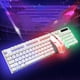 thumbnail image 4 of Teclado Mecánico Para Juegos Con Retroiluminación RGB 104 Teclas USB Teclado Ratón Blanco Ratón de teclado blanco SM SunniMix Teclado de computadora mecánico, 4 of 8