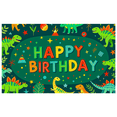 thumbnail image 2 of Colorful Dinosaur Themed Happy Birthday Banner Party Decoration Backdrop Background for Birthday Party Celebrations Photography Props Kids Party Decorations, 2 of 8