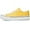 Yellow, variant on Women's Platform White Canvas Shoes - Comfort Lace-Up Fashion Sneakers