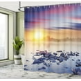 thumbnail image 5 of Ambesonne Universe Shower Curtain, Magic Aurora Borealis, 69"Wx84"L, Multicolor, 5 of 5
