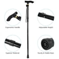 thumbnail image 2 of Aluminum Foldable Walking Cane Walking Stick All Terrain, 2 of 4