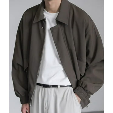 Men's Jacket With Pockets Lightweight Jacket Outdoor Casual Zipper Jacket