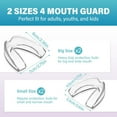thumbnail image 2 of Mouth Guard for Grinding Teeth at night with 12 Cleaning Tablets, Reusable Night Mouth Guards for Teeth Grinding - 4 Pack / 2 Sizes, 2 of 8