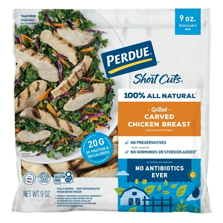 Perdue Packaged Refrigerated Grilled Chicken Short Cuts, 9 oz