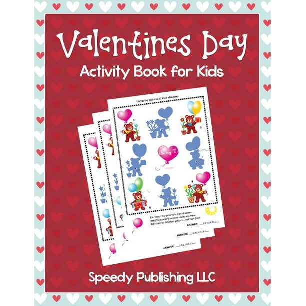 Valentines Day Activity Book for Kids (Paperback) - Walmart.com ...