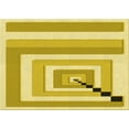thumbnail image 1 of Ahgly Company Indoor Rectangle Patterned Orange Gold Area Rugs, 3' x 5', 1 of 6