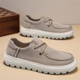 thumbnail image 5 of Men's Lace-Up Thick Sole Cloth Casual Shoes, 5 of 7