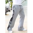 thumbnail image 4 of Victorious Men's Bandana Baggy Fleece Sweatpants Grey X-Large, 4 of 4