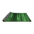thumbnail image 2 of Ahgly Company Indoor Round Oriental Emerald Green Modern Area Rugs, 8' Round, 2 of 4