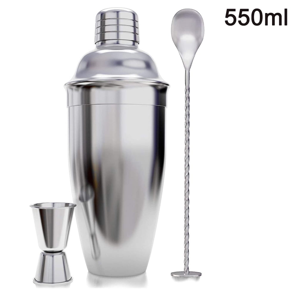 Details about   Cocktail Shaker Set Bar Accessories Kit Stainless Steel Bartender Martini Tools 