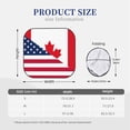 thumbnail image 3 of Vsdgher USA Canada Flag Print Car Windshield Sun Shade, Reflective Sunshade Window Sunshade Sun Visor Protector Fit for Cars,Trucks,SUVs-Small, 3 of 6
