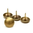 thumbnail image 3 of pack Vintage Bronze Upholstery Nails Tacks Thumb Tacks Pushpins 11x11mm, 3 of 7