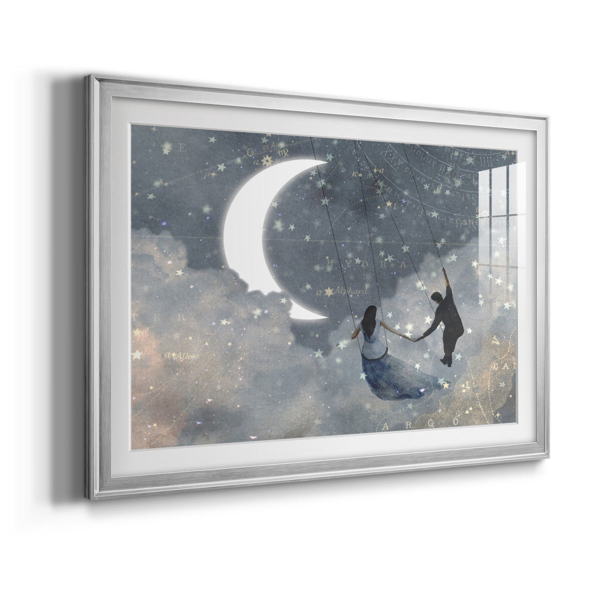 Celestial Love I Premium Framed Print - Ready to Hang