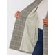 thumbnail image 5 of Abrigo de doble botonadura de manga larga con solapa de cuadros para mujer Chic Inspire L Beige, 5 of 6