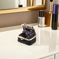 thumbnail image 3 of OFFIGAM Ring Storage Case Vintage Design Black Organization 1Pack, 3 of 8
