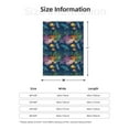 thumbnail image 5 of Sikiie Undersea Animals Cozy Flannel Fleece Throw Blanket: Lightweight & Thick for All Seasons - Perfect for Women, Men, & Kids"60"x50", 5 of 6
