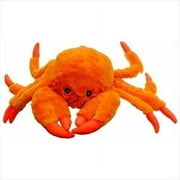 Jolly Pets Tug-a-Mal Plush Squeaky Crab Dog Toy, Medium