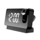 thumbnail image 2 of Reloj despertador Bearachild proyección termómetro pantalla LED USB ángulo ajustable Negro, 2 of 6