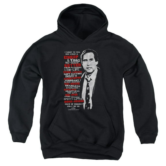Christmas Vacation - Profanities - Youth Hooded Sweatshirt - Medium