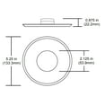 thumbnail image 3 of Nicor Lighting DLF-10-TRIM-RD-OB 5.25 in. Round DLF Sure Fit Series Trim Plate, Oil Rubbed Bronze, 3 of 3