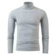 thumbnail image 4 of Thermal Underwear for Men Lined Long Sleeve Pullover Shirt Cold Weather Base Layer Crew Neck Tops, 4 of 5