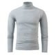 thumbnail image 3 of Ropa interior térmica de cuello alto para hombre, ideal para el invierno: jersey de manga larga, tejido suave y transpirable, bajo redondeado, tallas reales, ideal para el día a día y el trabajo., 3 of 4