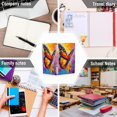 thumbnail image 7 of A5 Spiral Notebook 60 Sheets Diary Removable & Adjustable Wire Binding Journey Note 80g Paper Colorful Butterfly Flying 1PCS, 7 of 7