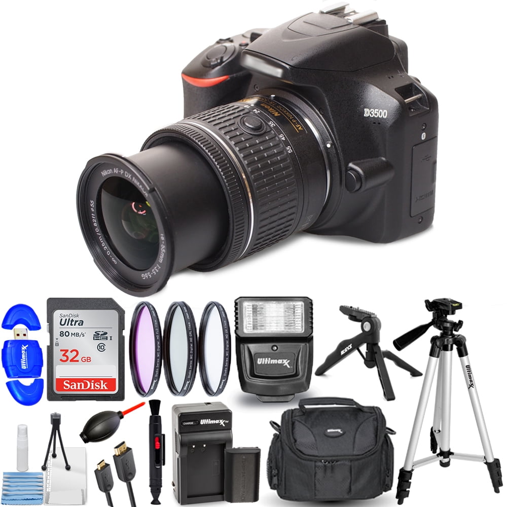 Ultimaxx Nikon D3500 DSLR Digital Camera Photography Bundle - 18