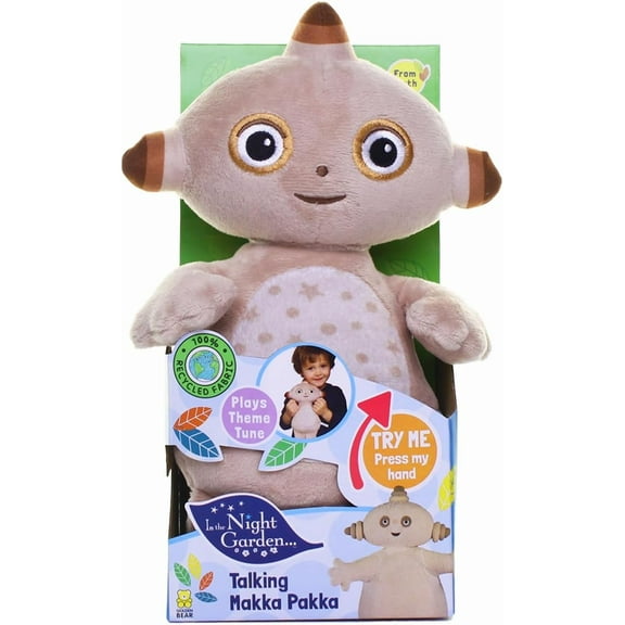 In the Night Garden MAKKA PAKKA Talking Teddy Bear Soft Plush Toy