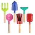thumbnail image 1 of QualitChoice Lot de 6 Outils de Jardinage pour Enfants Râteau Fourche Activités Parent-Enfant Jouets de Sable Accessoires Extérieurs pour Enfants, 1 of 6