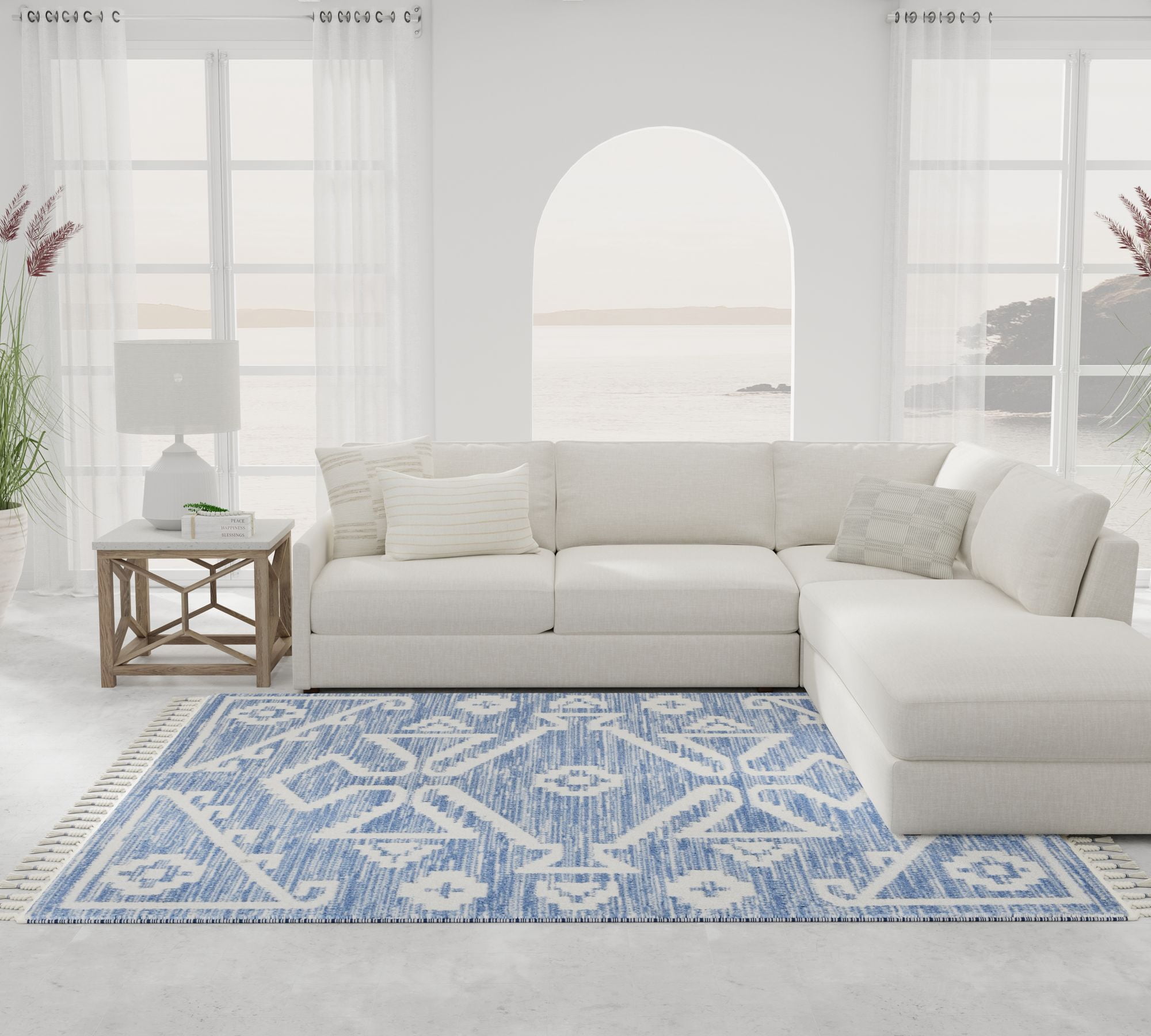 Mason Brooks Catalan IB30A Transitional Geometric 2'6" X 8' Area Rug