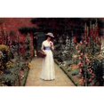 thumbnail image 3 of CafePress - Lady In A Garden - Greeting Card, Blank Inside Matte, 3 of 3