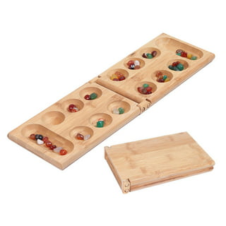 We Games Mancala Board Game - 22 In., Solid Natural Wood Board And Glass  Stones : Target