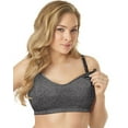 thumbnail image 2 of Women's Playtex US3010 Wirefree Racerback Nursing Sports Bra (Gravel Grey Heather M), 2 of 2