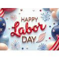 thumbnail image 4 of Decorative Design Happy Labor Day Banner Festive Theme Colorful Display Patriotic Elements for Holiday Celebration Indoor Outdoor Display, 4 of 7