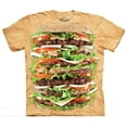 thumbnail image 1 of The Mountain T-Shirt Epic Burger Hamburger Tie Dye Shirt, 1 of 2