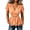 01 Orange, variant on Dressy Wrap Peplum Shirts for Women Summer Going Out V Neck Blouses Puff Sleeve Business Casual Tops