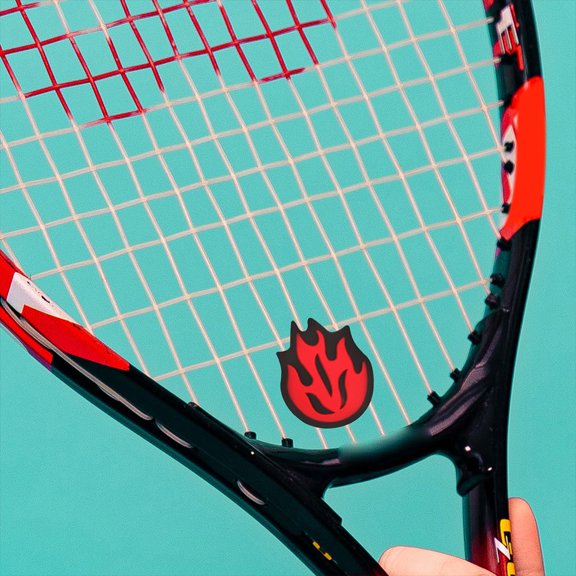 ETEREAUTY Red Silicone Tennis Racket Dampeners for Reduction and Enhanced Cushioning Comfort