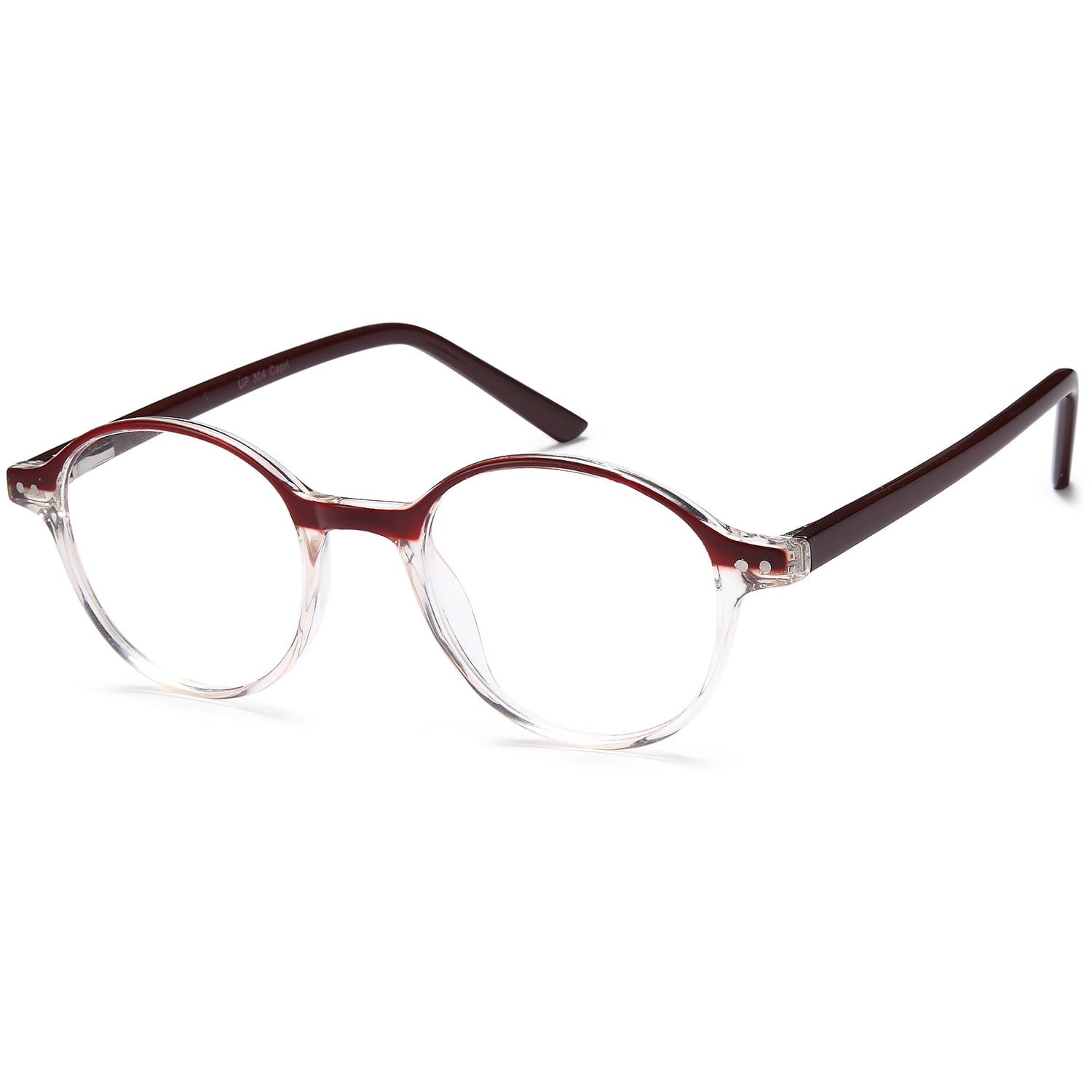 Unisex Eyeglasses 45 20 140 Burgundy Crystal Plastic