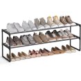 thumbnail image 1 of Organizador de Zapatos de 4 Niveles, Estante de Almacenamiento de Zapatos de Metal para 20 Pares de Zapatos, fácil de Montar, Entrada, Negro ULSA14BK, 1 of 9