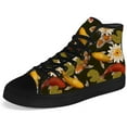 thumbnail image 5 of Aidianart Womens Carp High Top Shoes High Top Canvas Sneakers Size 14, 5 of 5